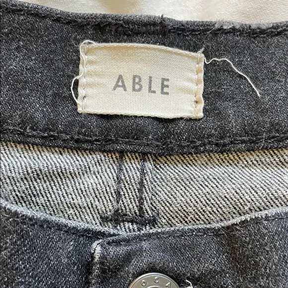 Able Charcoal Denim Pants - Picture 2 of 4